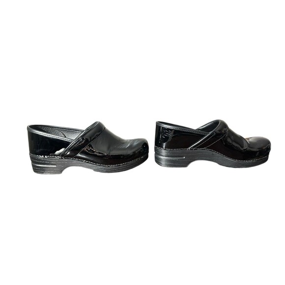 Dansko Professional Unisex Clogs Black Patent Leather Work Shiny EU Sz 43 Nurse - Picture 4 of 14